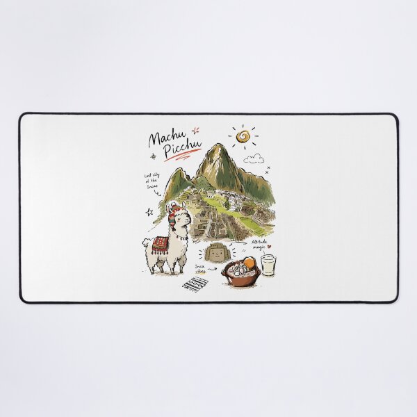 Item preview, Cute Machu Picchu Peru Doodle Art v2 designed and sold by RamyGallery.