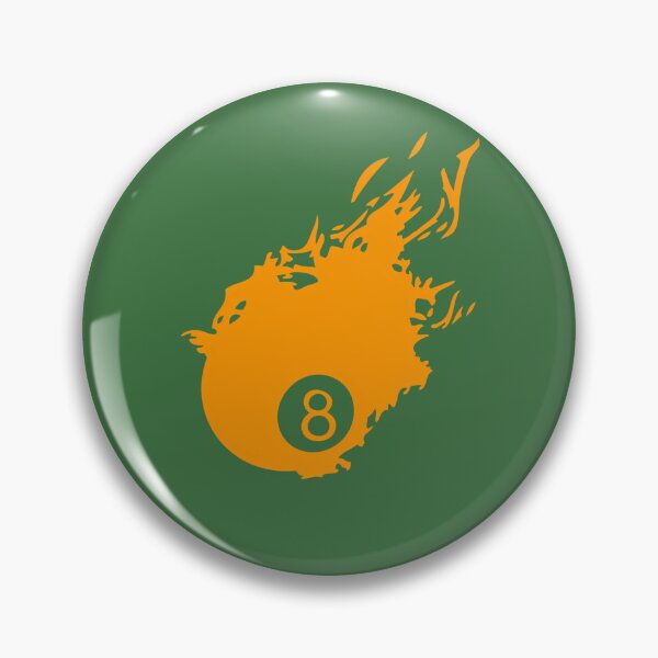 Item preview, Billiard Ball 8 Flame Club Logo Fire 267 designed and sold by HootAndBeyond.