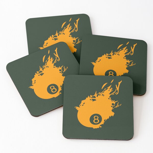 Item preview, Billiard Ball 8 Flame Club Logo Fire 267 designed and sold by HootAndBeyond.
