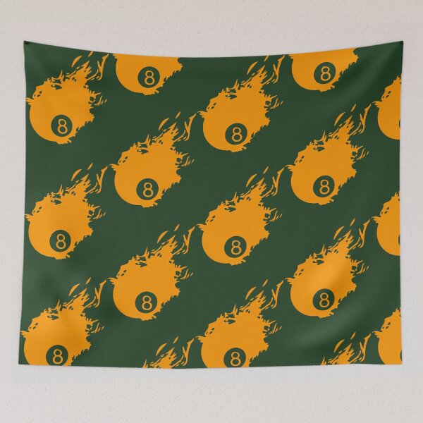 Item preview, Billiard Ball 8 Flame Club Logo Fire 267 designed and sold by HootAndBeyond.