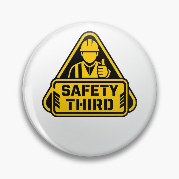 Item preview, Safety Third Road Sign Joke designed and sold by TypeRiotStudio.