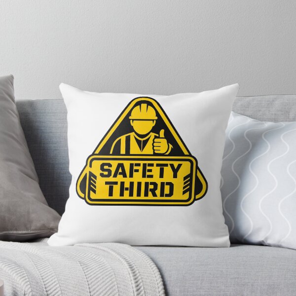 Item preview, Safety Third Road Sign Joke designed and sold by TypeRiotStudio.