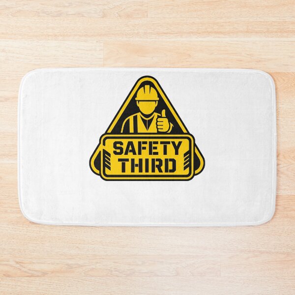 Item preview, Safety Third Road Sign Joke designed and sold by TypeRiotStudio.