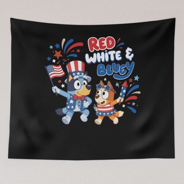 Item preview, Bluey & Bingo Red White Bluey July 4th designed and sold by TijanaARTSt88.