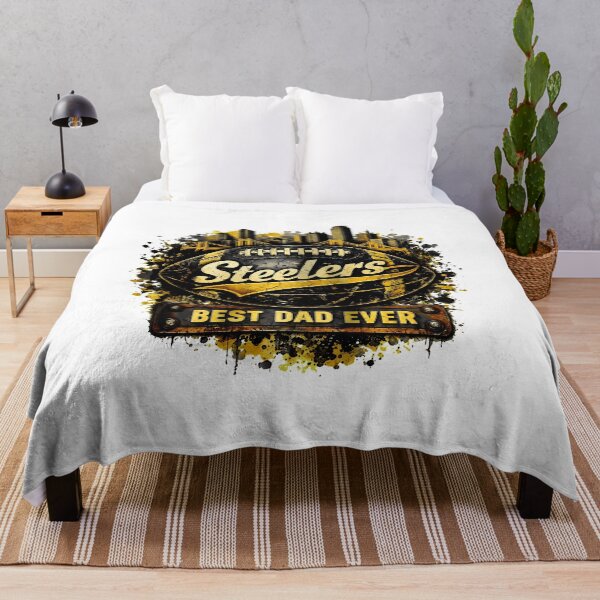 Item preview, Pittsburgh Steelers Best Dad Ever Football Skyline Fan Design designed and sold by RyanVasqu47526.