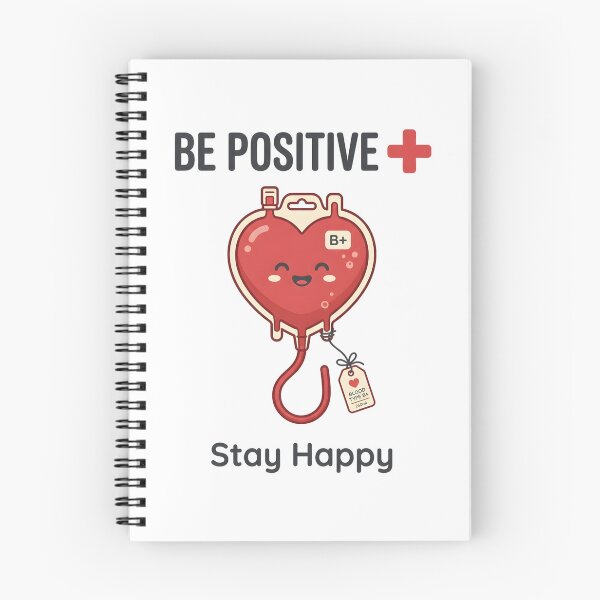 Item preview, Be Positive Stay Happy Cute Blood Bag designed and sold by Kaikab007.