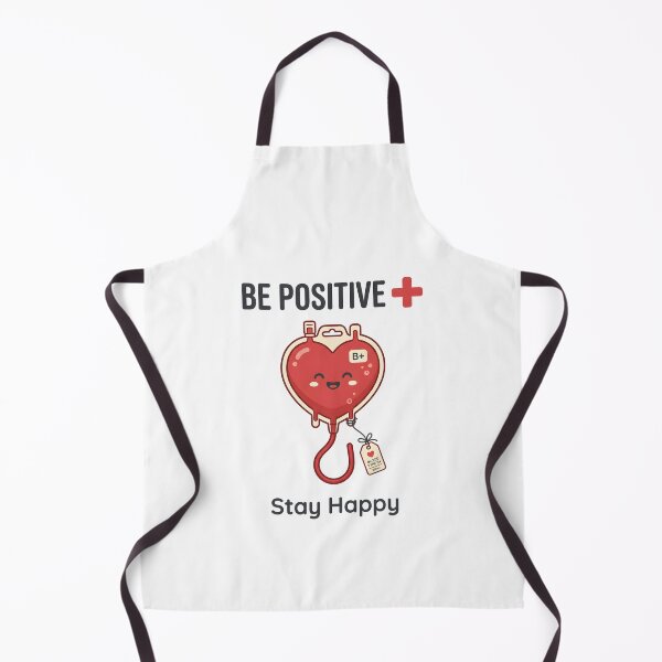 Item preview, Be Positive Stay Happy Cute Blood Bag designed and sold by Kaikab007.