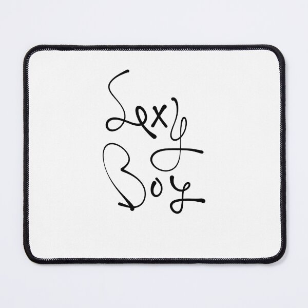 Item preview, Sexy Boy Handwritten Cursive Typography Art designed and sold by Red Onion.