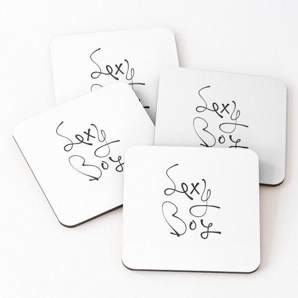Item preview, Sexy Boy Handwritten Cursive Typography Art designed and sold by Red Onion.
