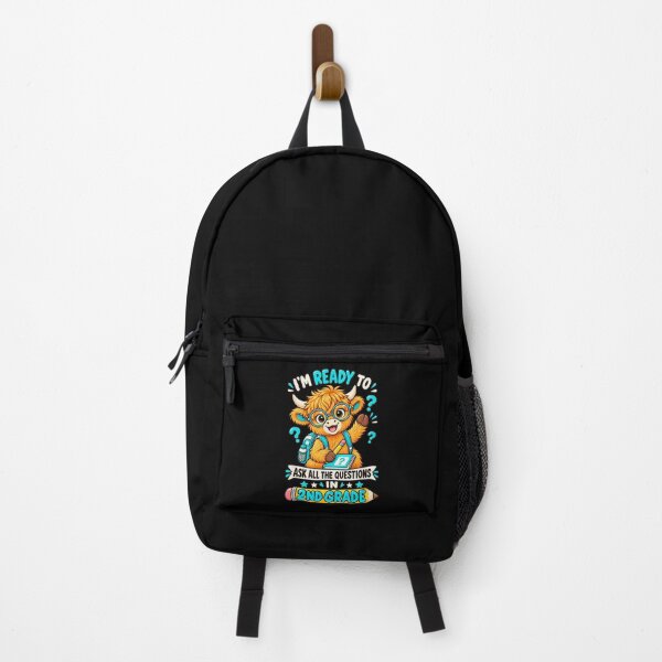 Item preview, I’m Ready to Ask All the Questions in 2nd Grade Highland Cow designed and sold by VioletNance.