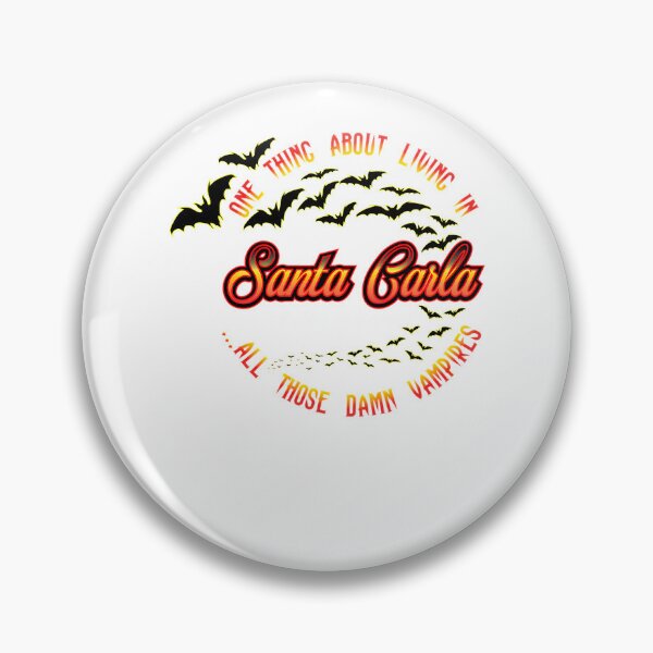 Item preview, Coastal Vampire Town Amusement Park Horror Badge designed and sold by Joeyskateboards.