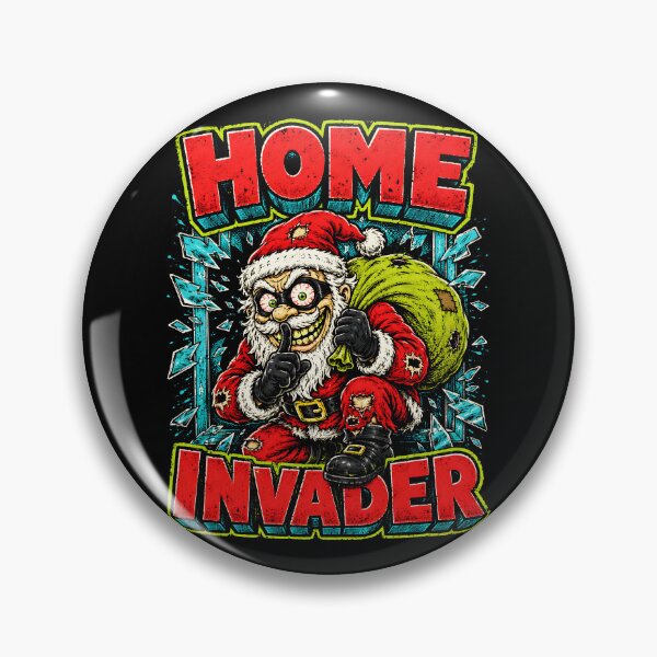 Item preview, Home Invader Santa Christmas Horror designed and sold by Victor Shadehorn.