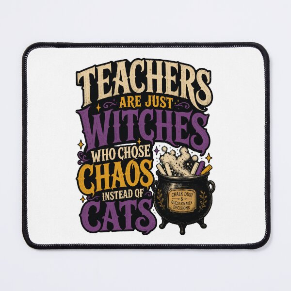 Item preview, BACK TO SCHOOL Teachers Are Just Witches Who Chose Chaos Halloween Gift designed and sold by Uglyandcute.