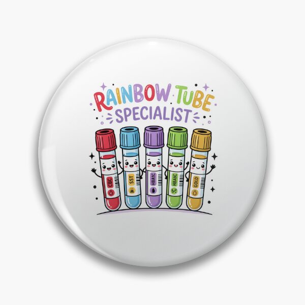 Item preview, Cute Rainbow Tube Specialist Phlebotomist Lab designed and sold by Kaikab007.