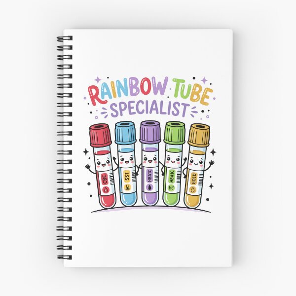 Item preview, Cute Rainbow Tube Specialist Phlebotomist Lab designed and sold by Kaikab007.