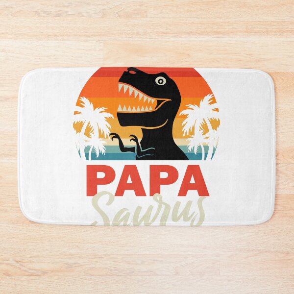 Item preview, Papa Saurus Retro Dinosaur Dad Design designed and sold by TerrenceCCG.