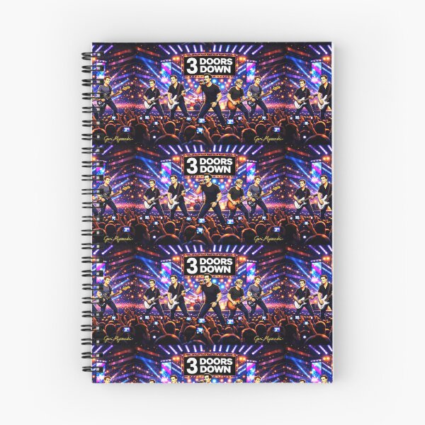 Item preview, 3 Doors Down Live Arena – Hyper‑Digital Rock Concert Cartoon Art designed and sold by The Art Queen Of Michigan .