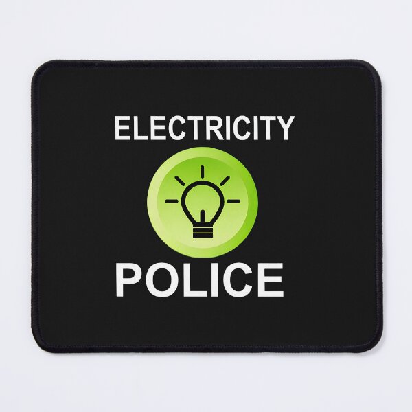 Item preview, Electricity Police Funny Light Bulb Joke designed and sold by oqgdkdunv.