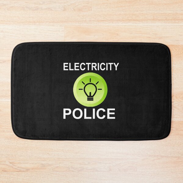 Item preview, Electricity Police Funny Light Bulb Joke designed and sold by oqgdkdunv.
