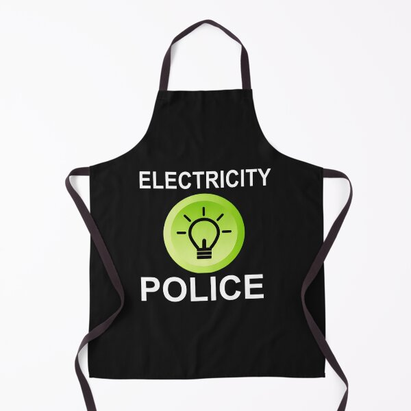 Item preview, Electricity Police Funny Light Bulb Joke designed and sold by oqgdkdunv.