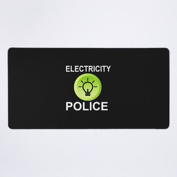 Item preview, Electricity Police Funny Light Bulb Joke designed and sold by oqgdkdunv.