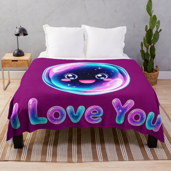 Item preview, Cute Cosmic Bubble – Kawaii Neon Galaxy Orb designed and sold by IMuDesigner.