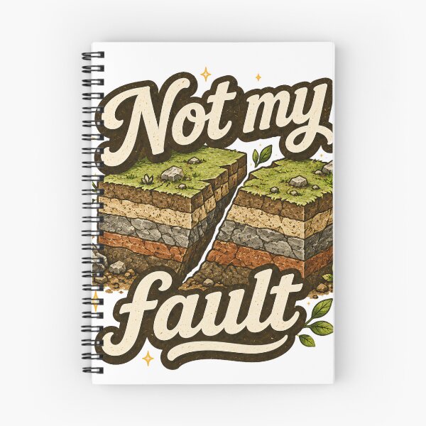 Item preview, Not My Fault – Funny Geology Pun designed and sold by Hobby Pun Shop.
