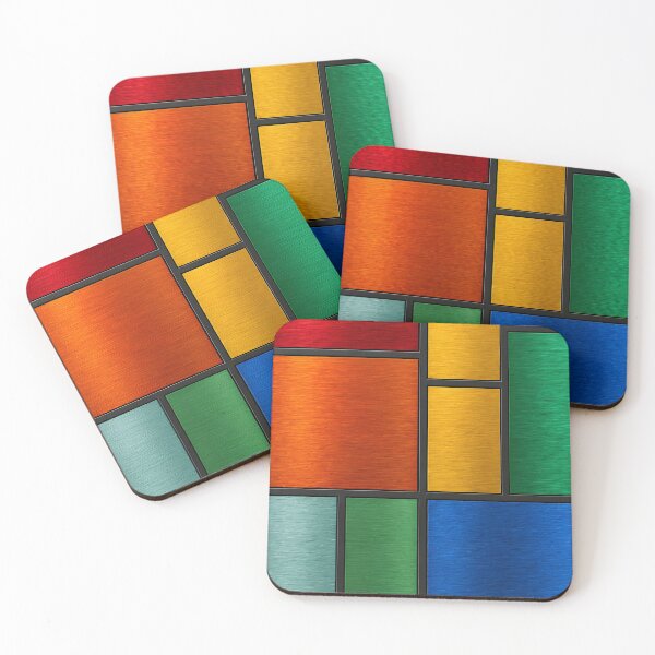 Item preview, Metallic Grid Abstract designed and sold by adamgu1234.