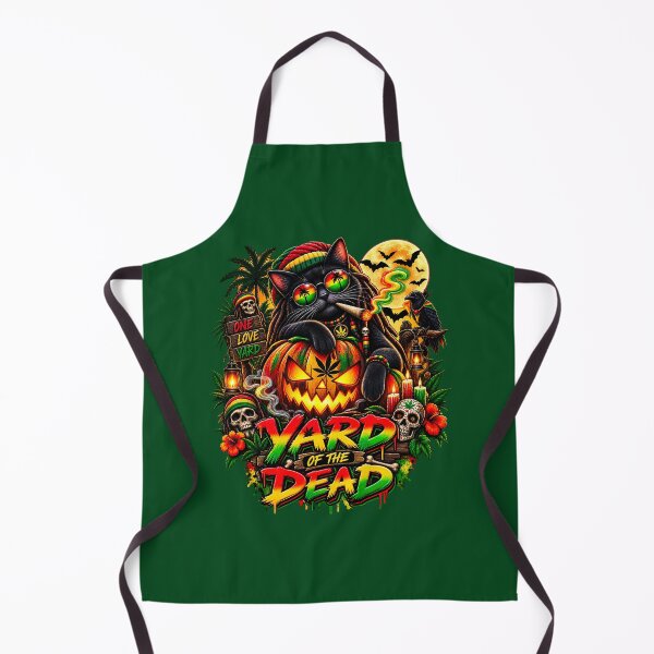 Item preview, Reggae Rasta Cat Pumpkin Halloween - Yard Of The Dead designed and sold by digitalbob60.