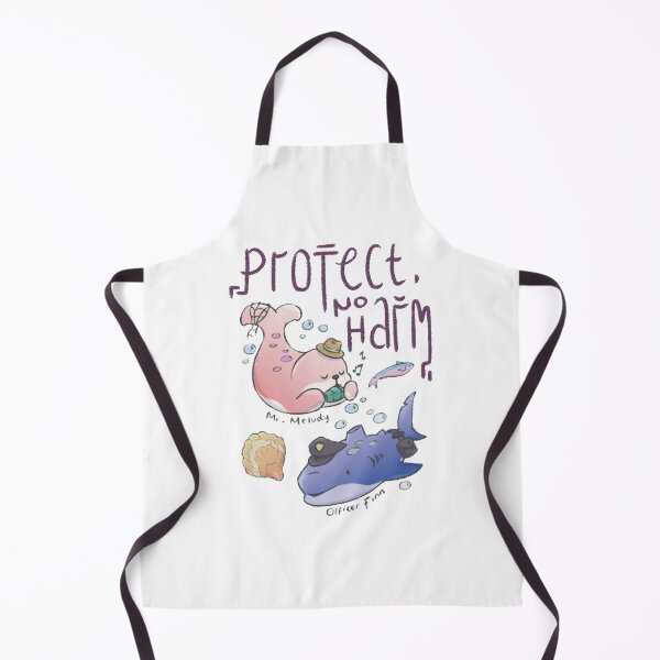 Item preview, Officer Finn Mr Melody Protect No Harm Cute Seal Shark Art designed and sold by Yhyastudioa.