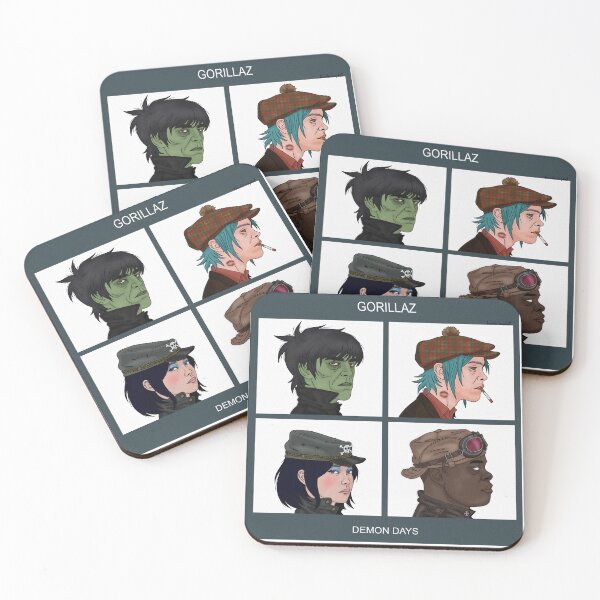 Item preview, Gorillaz Demon Days designed and sold by M00NBEAMSTUDIO.