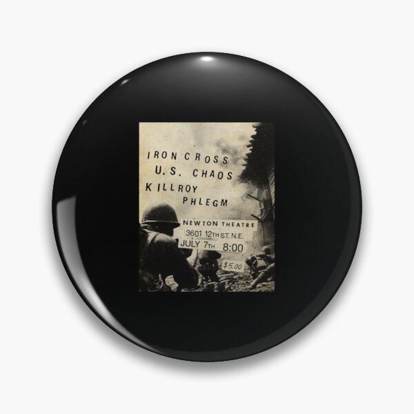 Item preview, iron cross us chaos killroy phlegm flyer designed and sold by FrancineEvans7.
