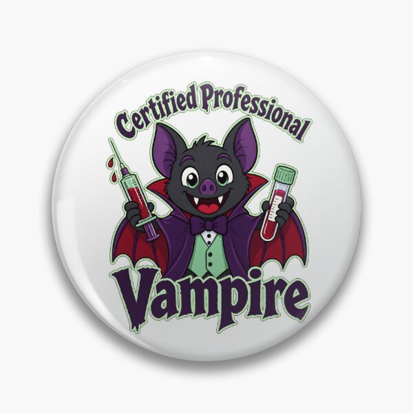 Item preview, Certified Professional Vampire Funny Phlebotomist Bat designed and sold by Kaikab007.