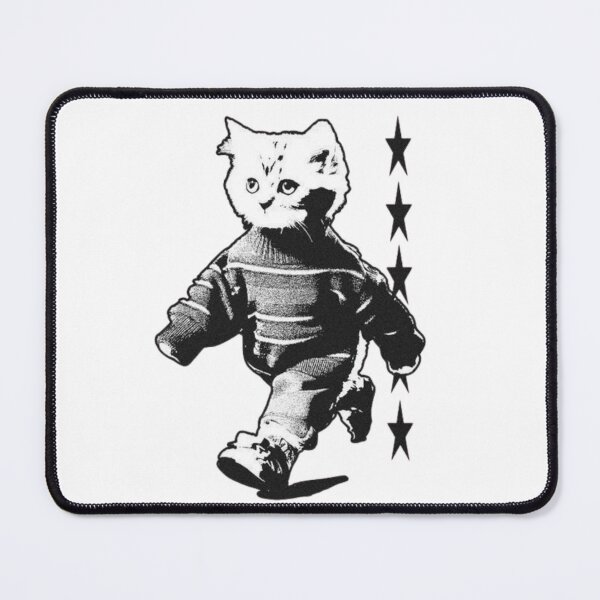 Aperçu de l'œuvre chat des rues créée et vendue par JetShoppers.