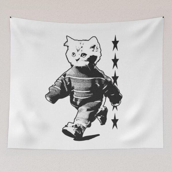 Item preview, street kitty designed and sold by JetShoppers.