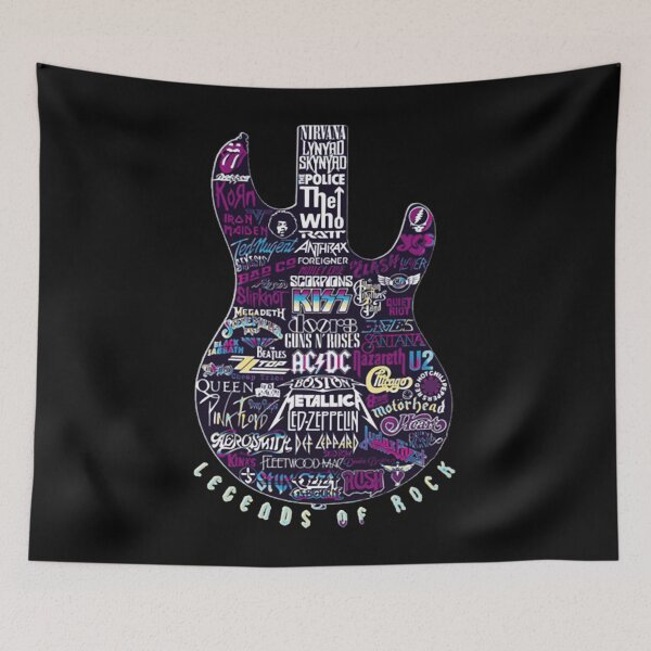 Item preview, Legends Of Rock Guitar Retro T-Shirt designed and sold by SassyBrew.