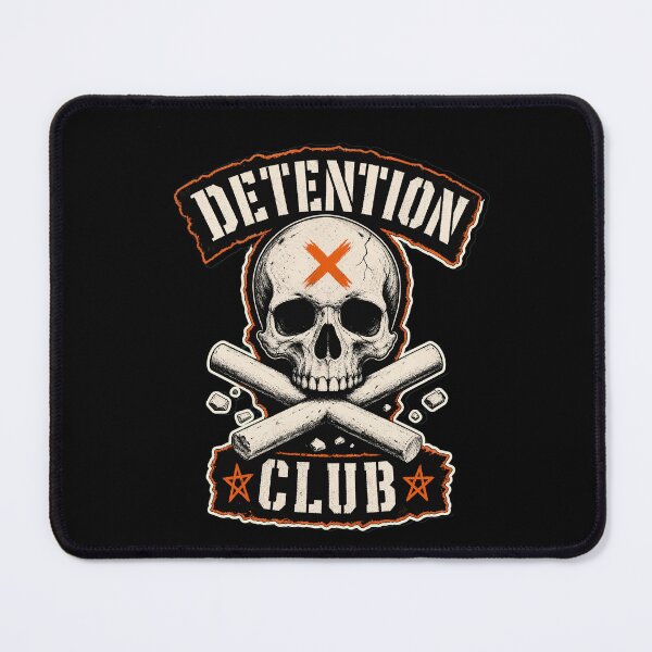 Item preview, BACK TO SCHOOL Detention Club Skull Halloween School designed and sold by Uglyandcute.