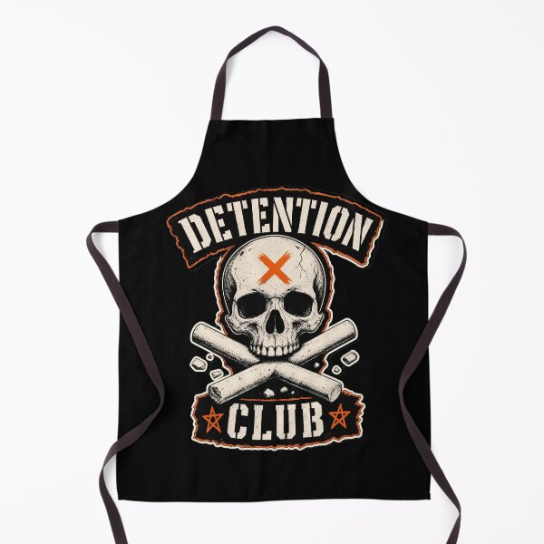 Item preview, BACK TO SCHOOL Detention Club Skull Halloween School designed and sold by Uglyandcute.