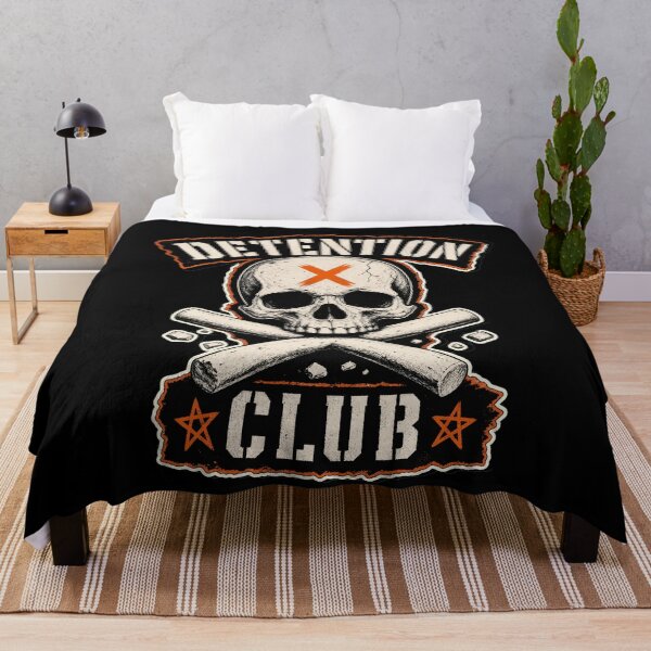 Item preview, BACK TO SCHOOL Detention Club Skull Halloween School designed and sold by Uglyandcute.