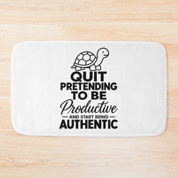 Item preview, Quit Pretending Turtle Motivation designed and sold by Rosteri.