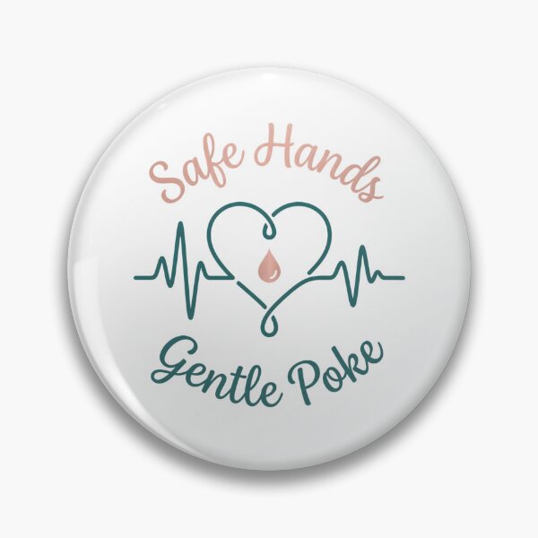 Item preview, Safe Hands Gentle Poke Phlebotomist Heartbeat designed and sold by Kaikab007.