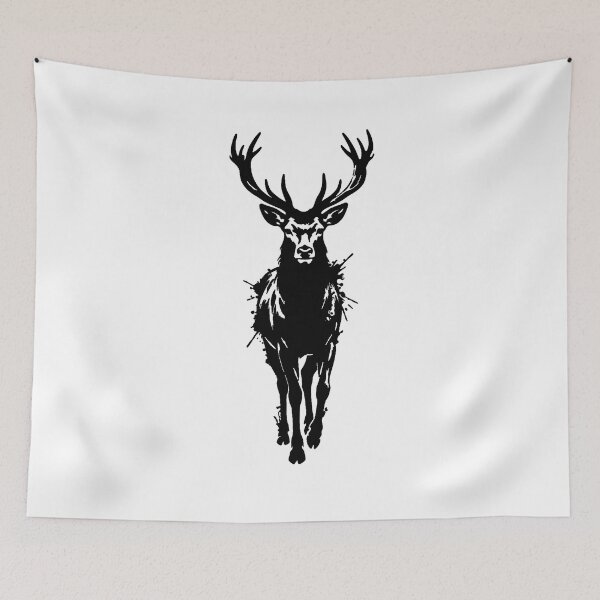 Item preview,  Deer Minimalist Art.  designed and sold by OmikronStore.