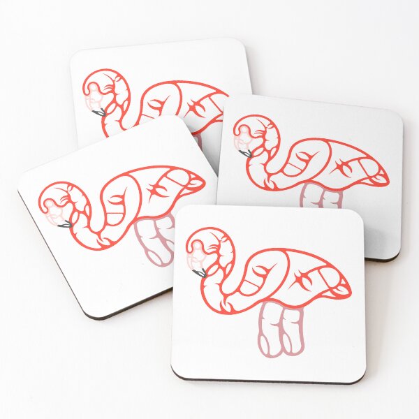 Item preview, Simple but bold flamingo  designed and sold by Allhandsgraphics.