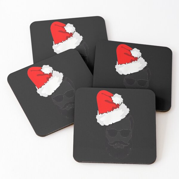 Item preview, Festive Santa Hat Beard Sunglasses Minimalist Design designed and sold by oqgdkdunv.