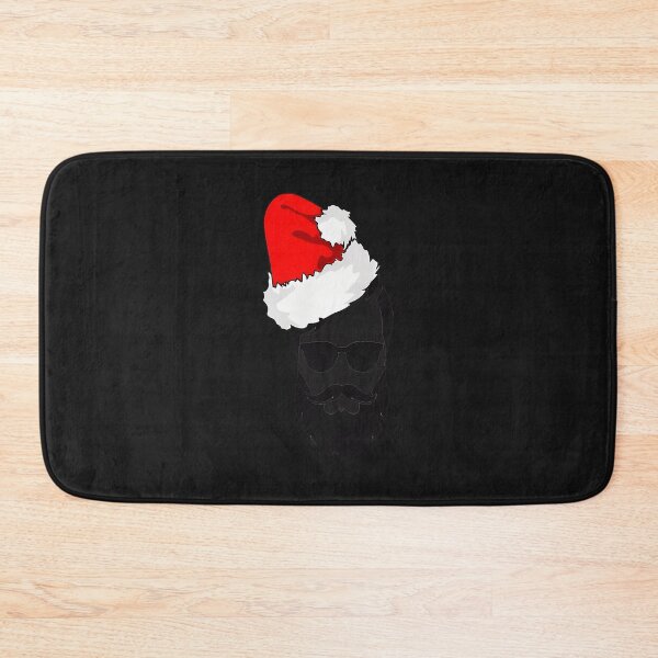 Item preview, Festive Santa Hat Beard Sunglasses Minimalist Design designed and sold by oqgdkdunv.