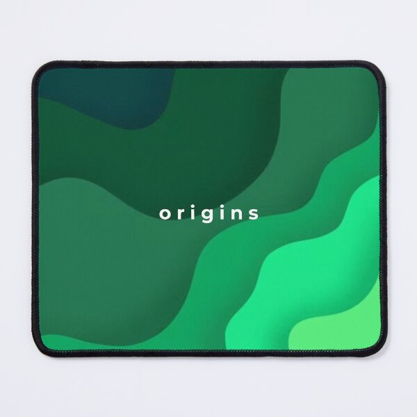Item preview, Green Abstract Waves Paper Cut Minimalist Origins designed and sold by ORIGINS LINES.