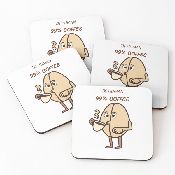 Item preview, 1% Human, 99% Coffee  designed and sold by JDR Collective.