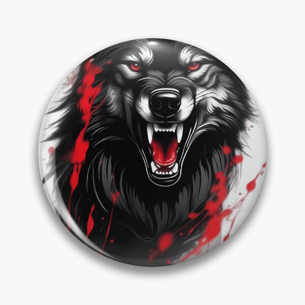 Item preview, Wolf red designed and sold by lauradumitriu.