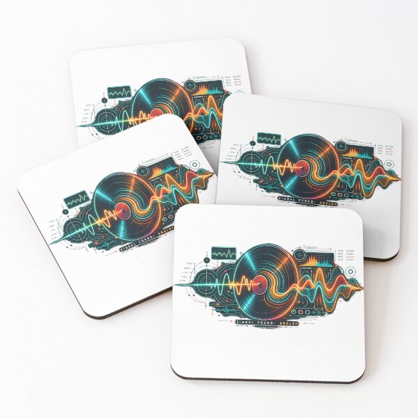 Item preview, Signal Found Analog – Neon Vinyl Waveform designed and sold by Golden Era Studio.