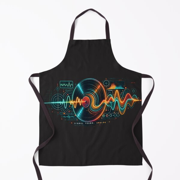 Item preview, Signal Found Analog – Neon Vinyl Waveform designed and sold by Golden Era Studio.